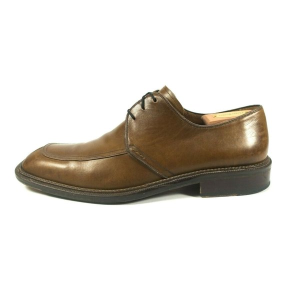 Magnanni Other - Magnanni Brown Leather Split Apron Toe Derby Shoes